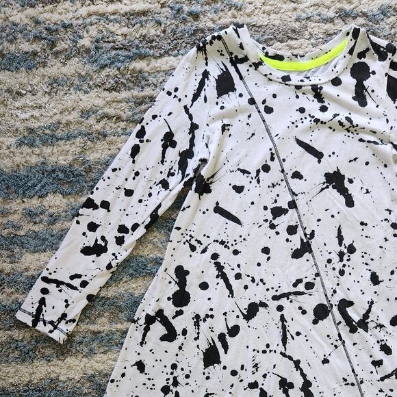 ‼️SPLATTER PAINT A Line Tee Shirt Dress Size M‼️ - Picture 3 of 10